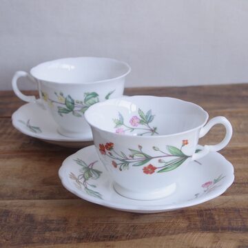 DENBY デンビー Pampas ブラウン カップ ソーサー パンパス ボーダー 