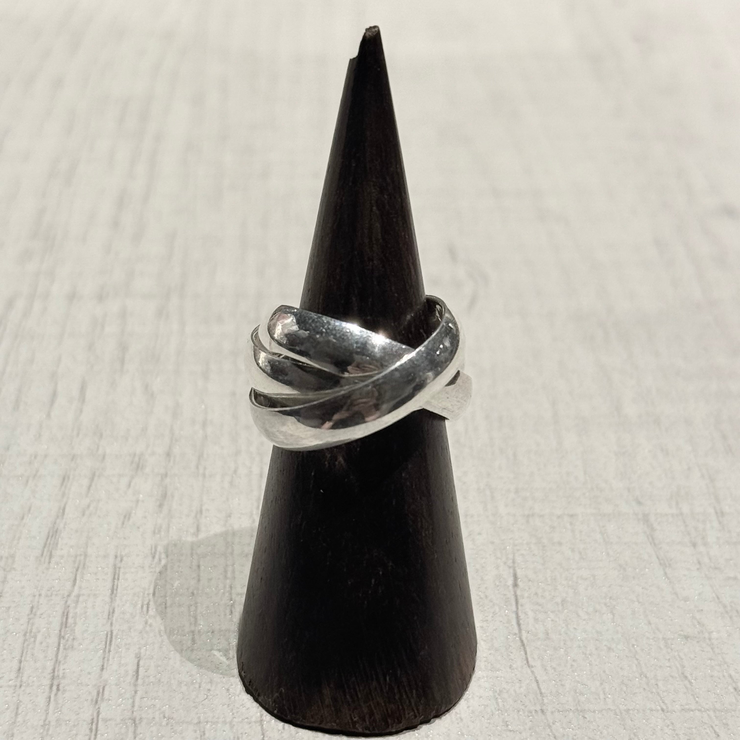 TRIPLE HOOP LINKED RING-SILVER925-フープリング TRIPLE HOOP LINKED RING -SILVER925- フープリング