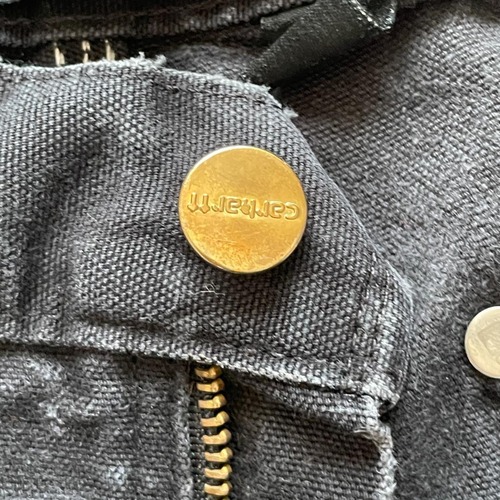 00s USA製 ブラック ダブルニー Carhartt B01 BLK w36 詳細写真10