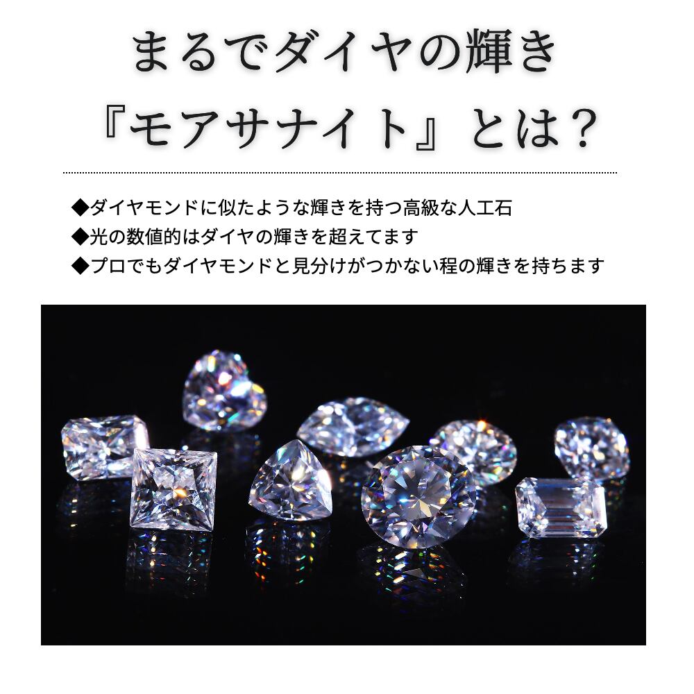 【選べる3サイズ】14K モアサナイト プチダイヤモンド ネックレス 人工ダイヤモンド ゴールド | CHOICE.31 レディースファッション通販