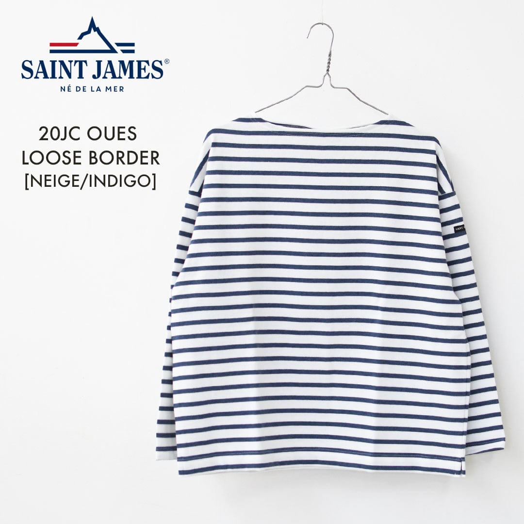 nagonstans 2020購入 borderルーズTシャツ SAINT JAMES セントジェームス 厚手 コットン ボートネック ウェッソン