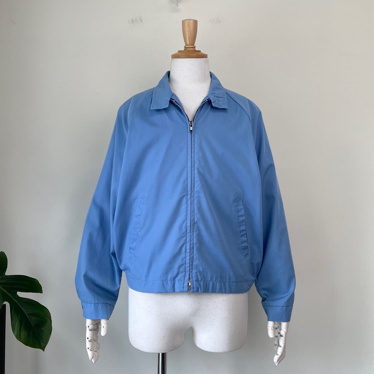 70s LONDON FOG スイングトップ 水色 ライトブルー ヴィンテージ