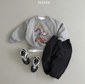 【取寄】teteco ビンテージMTM|秋服|韓国子供服| 26/AT