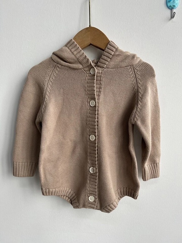【取寄】bear knit rompers