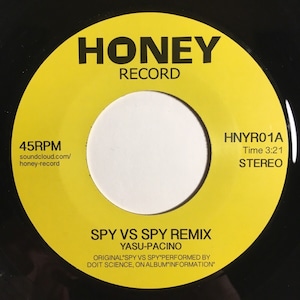 SPY  VS SPY  REMIX / Yasu-Pacino (7inch vinyl)