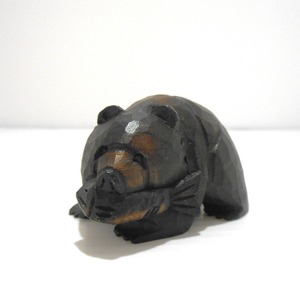 ミニチュア木彫り熊（60ミリ・大）　（010-9）