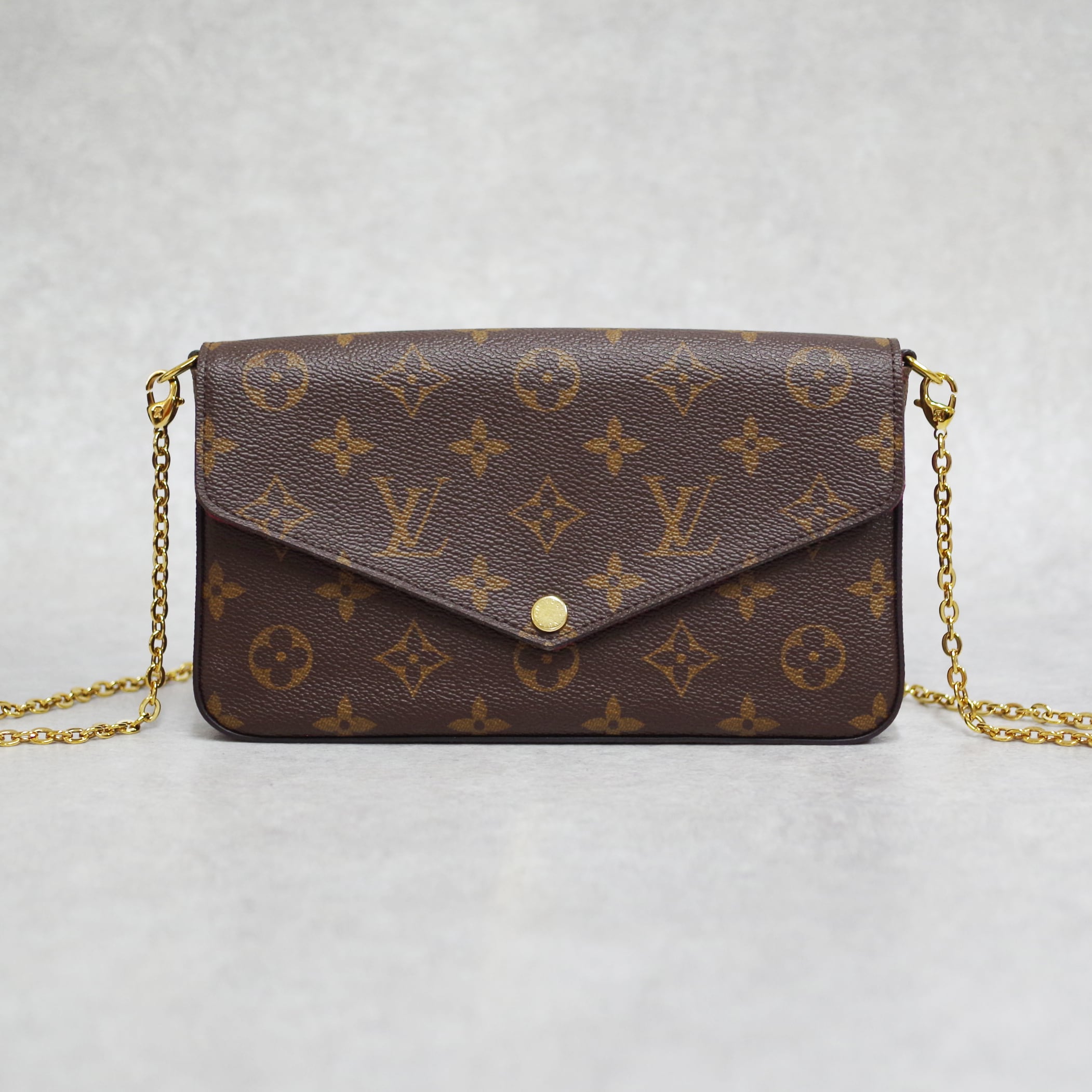 LOUIS VUITTON ルイ・ヴィトン モノグラム ポシェットフェリシー　チェーンウォレット | rean powered by BASE