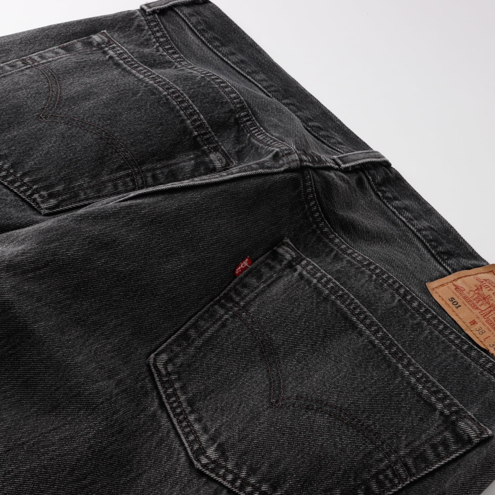 逸品】90s Vintage Levi's 501 ブラックデニム W38 実寸W36 オリジナル