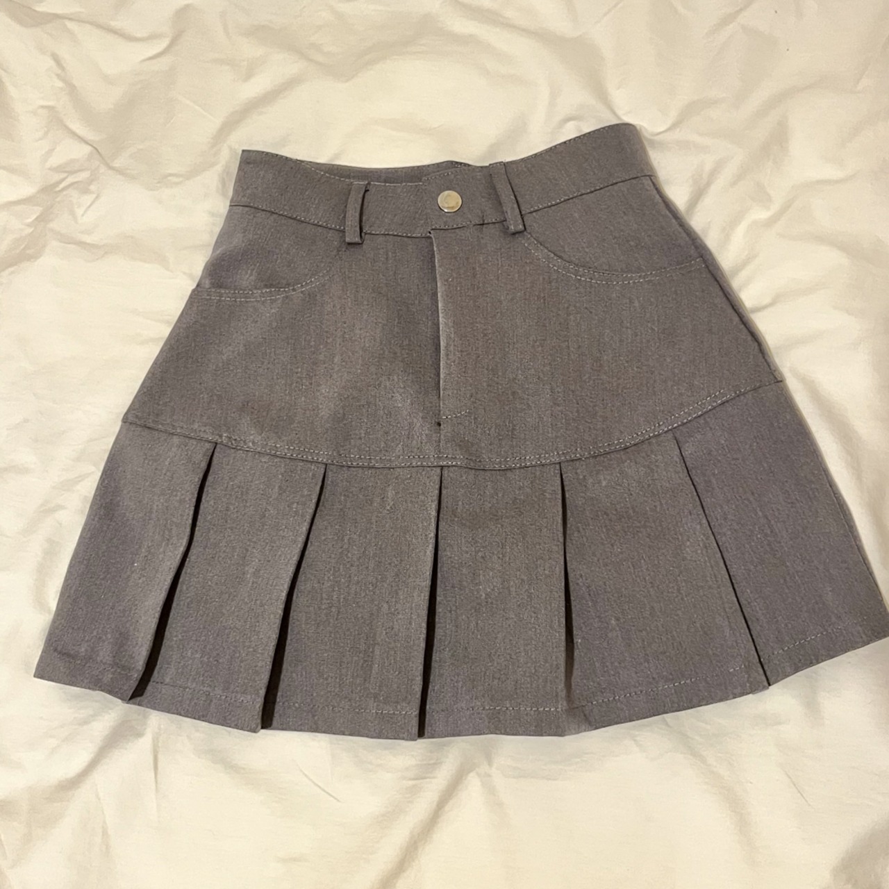 レトログレープリーツスカート LK1041
