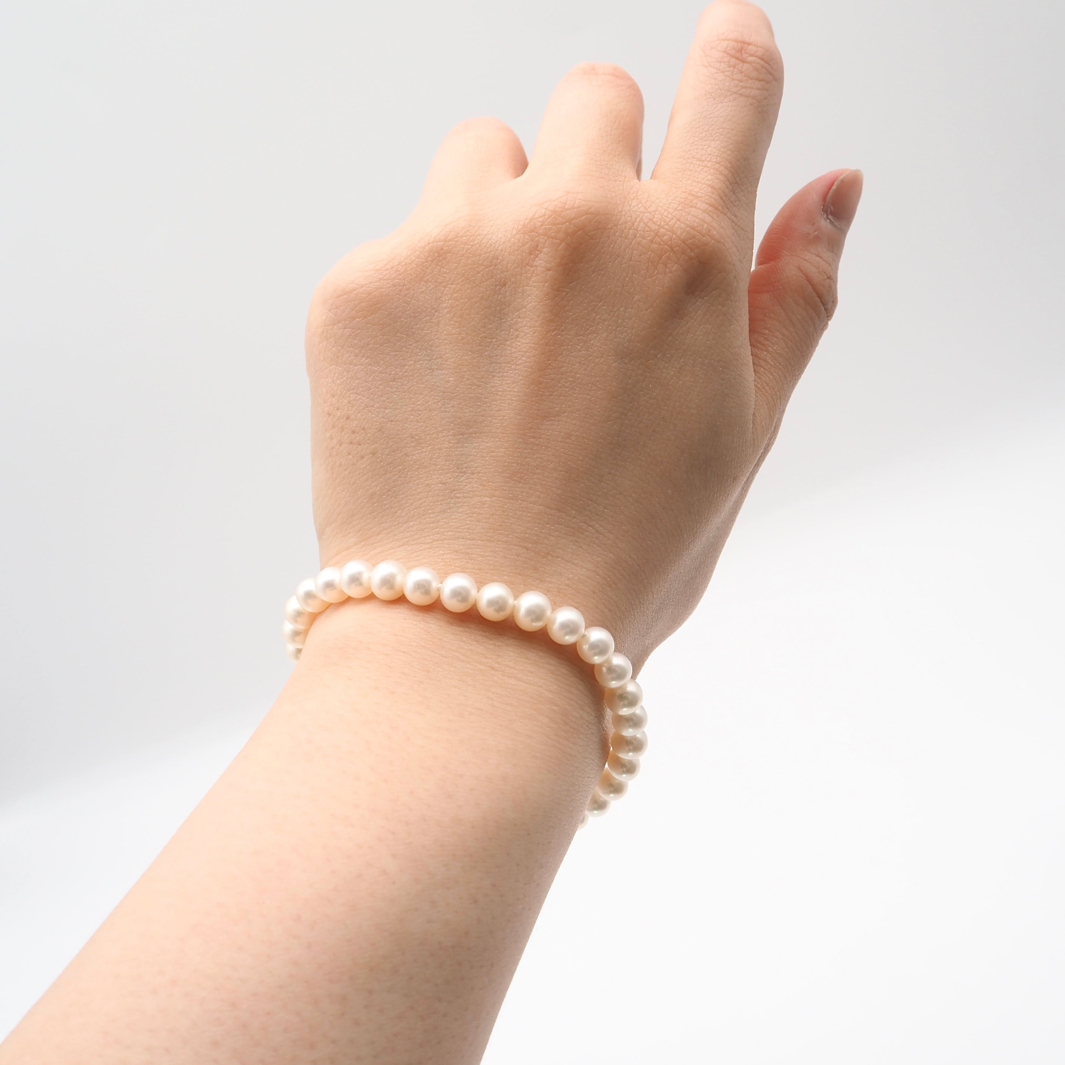 Tiffany ティファニー　パール　ブレスレット　Ag925 真珠　シルバー Tiffany&Co. パール ブレスレット シルバー925 真珠 ティファニー