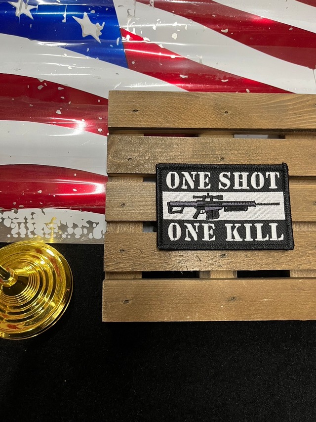 ワン・ショット・ワン・キル　One Shot One Kill　アイロンパッチ