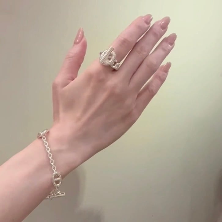 希少サイズ【HERMÈS】【57】2617 エルメス チェーントグルクロワゼット