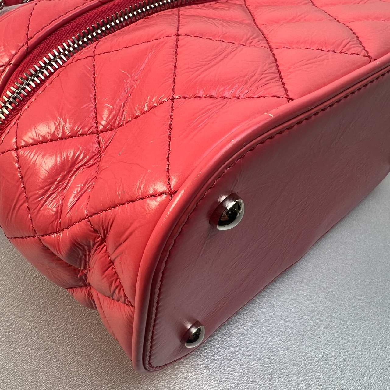 【最終処分SALE】CHANEL シャネル マトラッセ ココマーク リュック ピンク A-11461