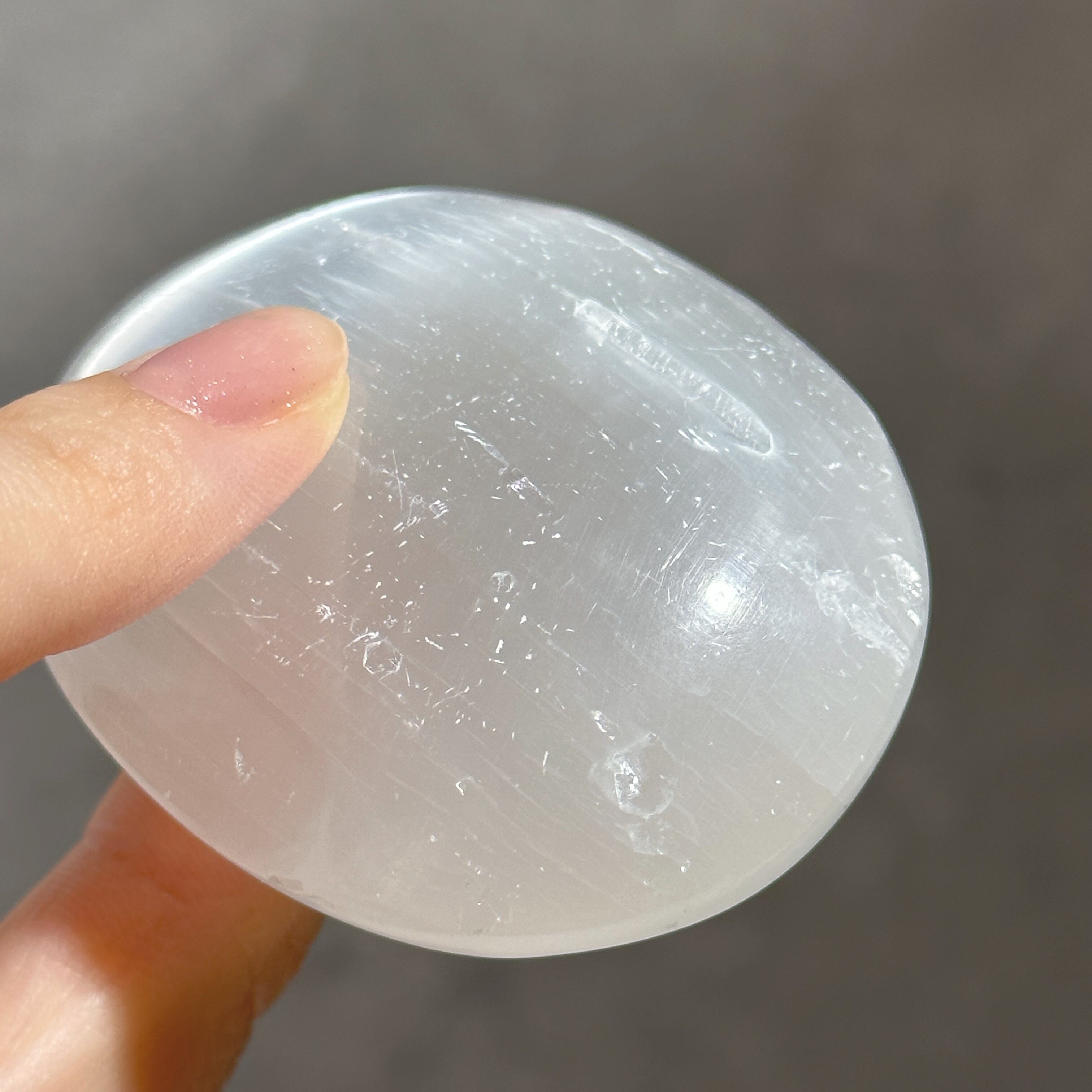セレナイト パームストーン12♢Selenite♢天然石・鉱物