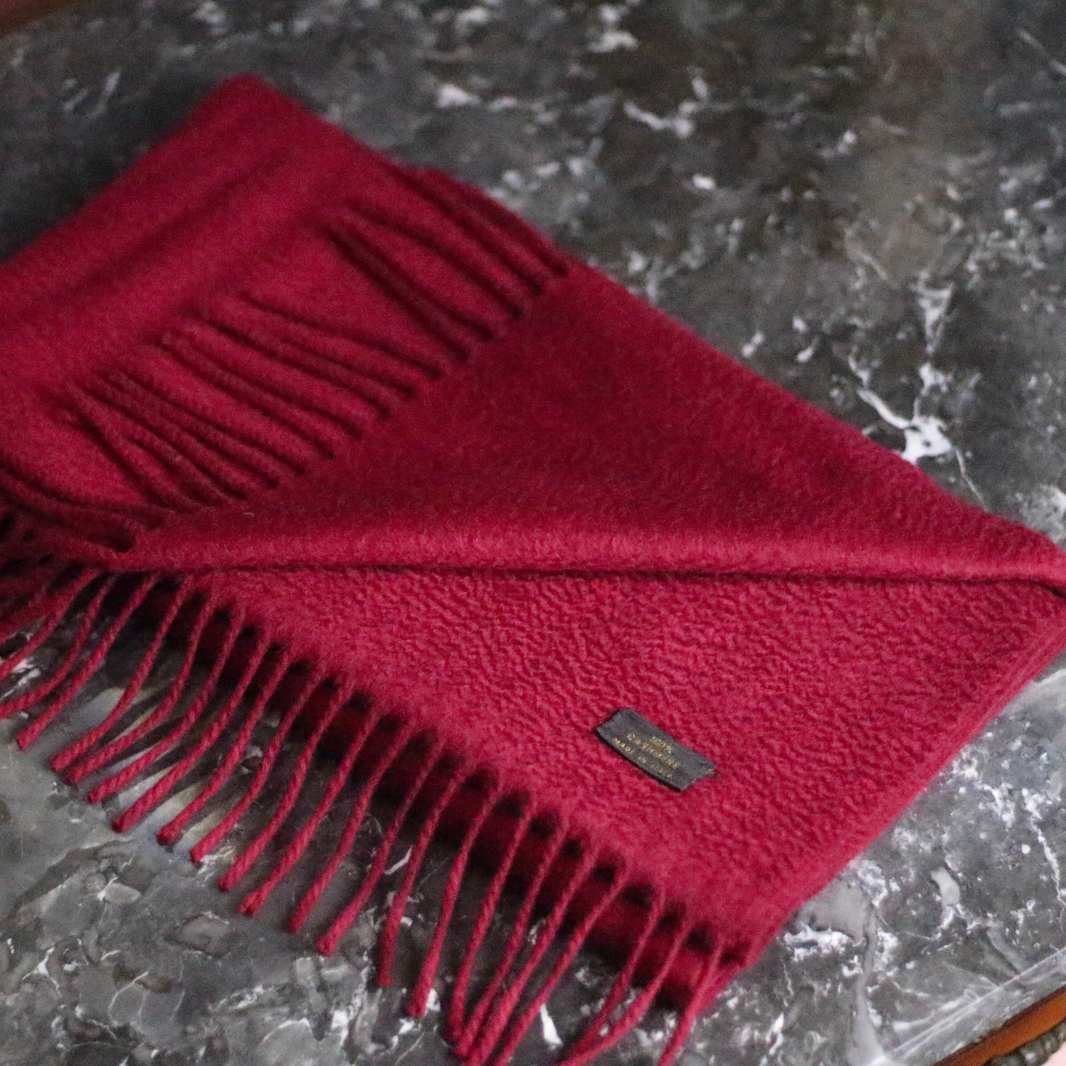 Loro Piana CASHMERE100% MUFFLER MADE IN ITALY/ロロピアーナカシミヤ
