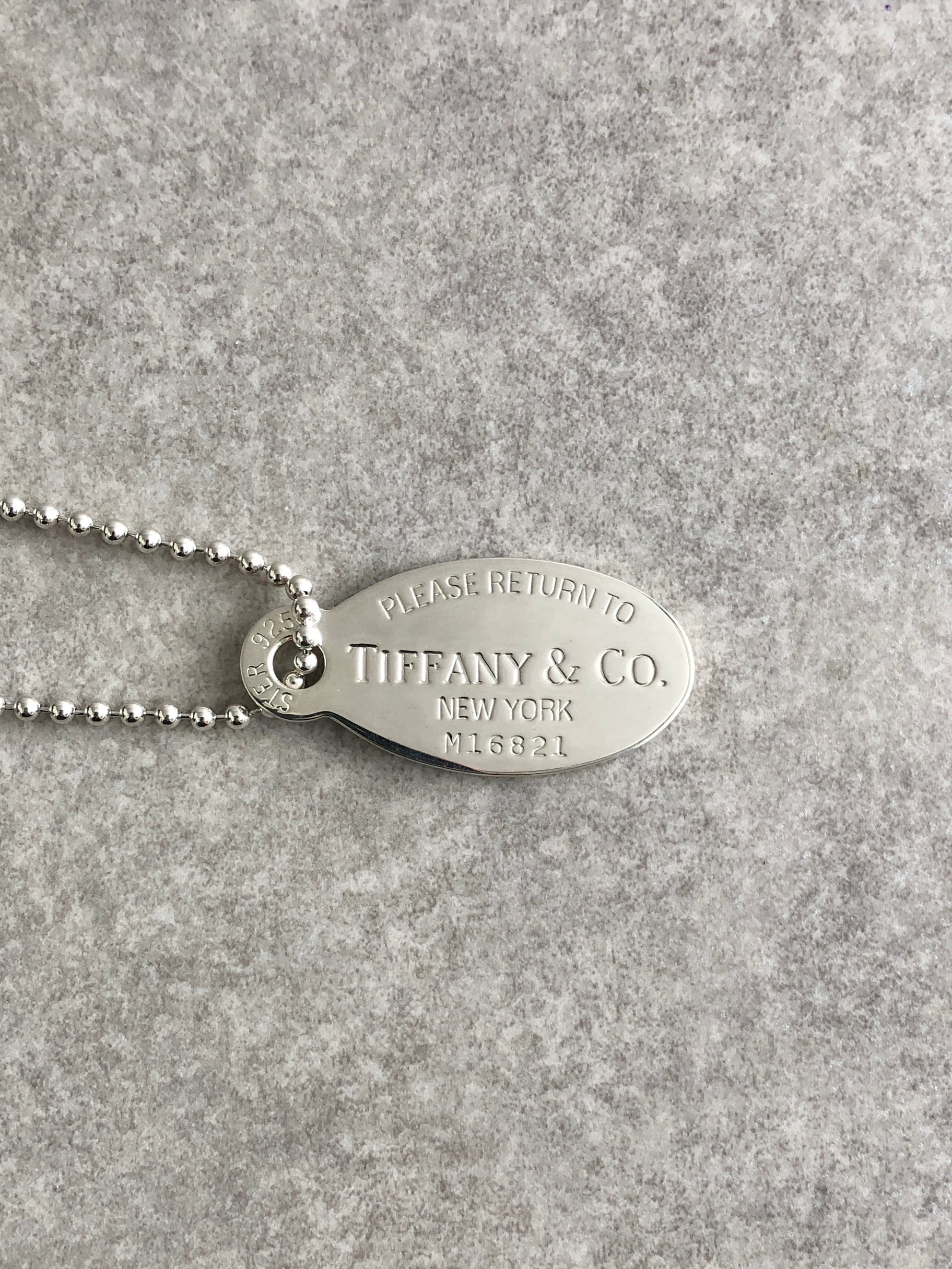 Tiffany & Co. ティファニー ネックレス シルバー リターントゥ 925