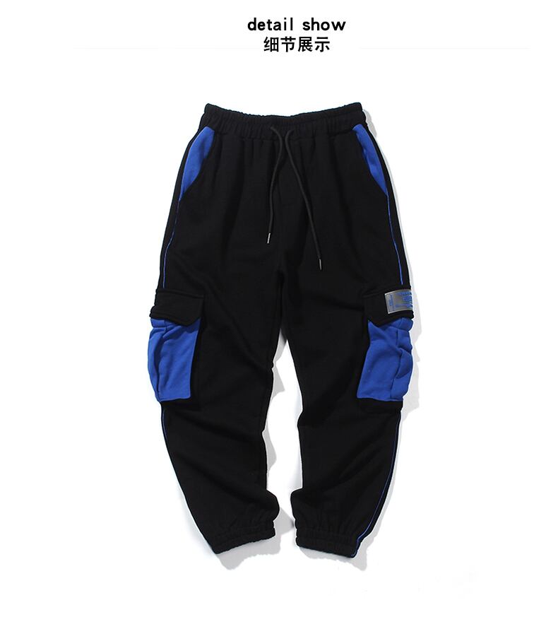 全2色 カーゴパンツ マルチポケット カジュアル ストリート