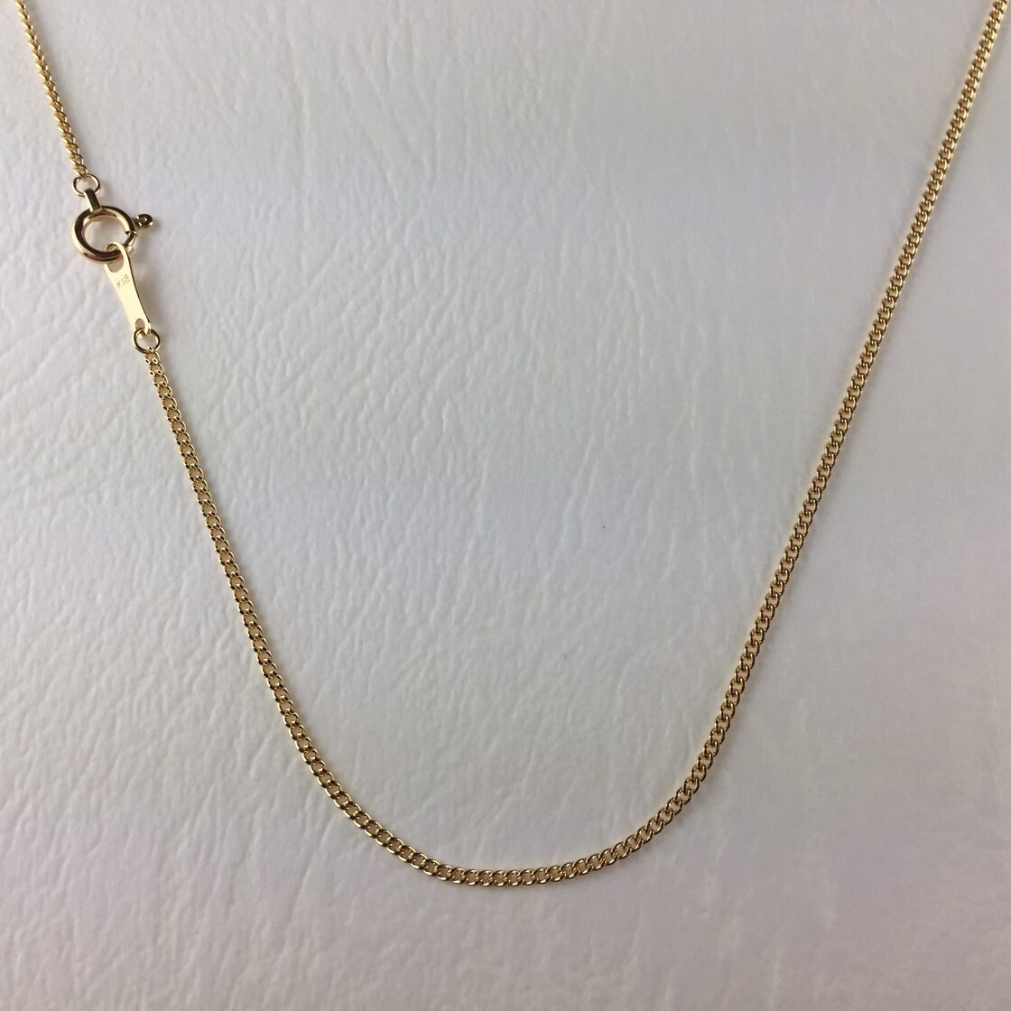 造幣局検定刻印入≪日本製/高品質/K18≫ 喜平チェーンネックレス 45 