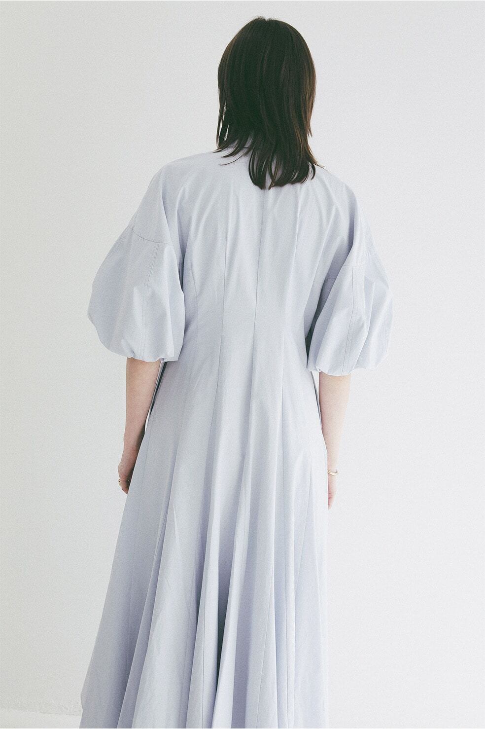 CLANE FORM SLEEVE PANEL LINE SHIRT ONEPIECE | FLICKA ASHIYA