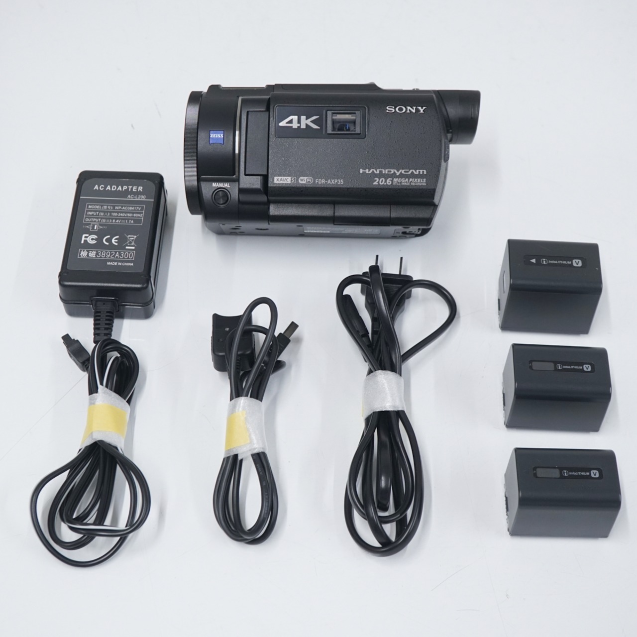 SONY ハンディカム デジタルビデオカメラ USED超美品 本体+バッテリー 