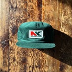 1970's Deadstock K-Products,INC "NK" Corduroy Trucker Hat/Green