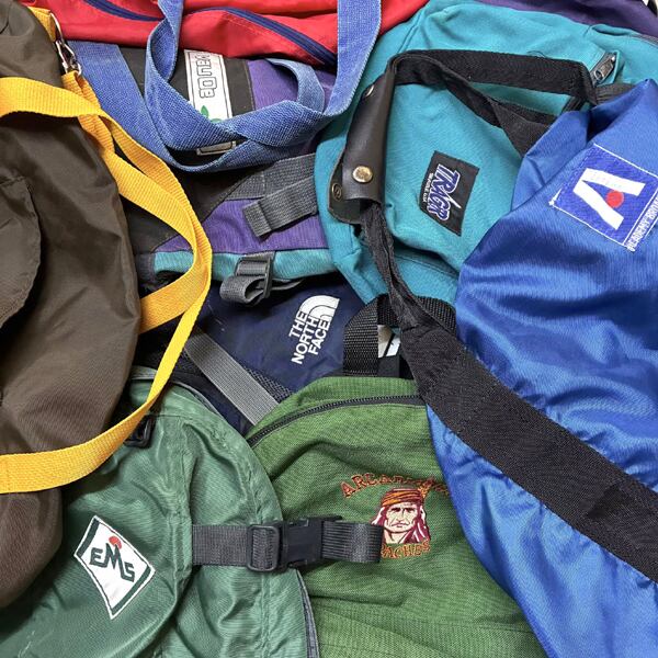 1点物◇ノースフェイスRECON紺リュックサック中古バックパック古着