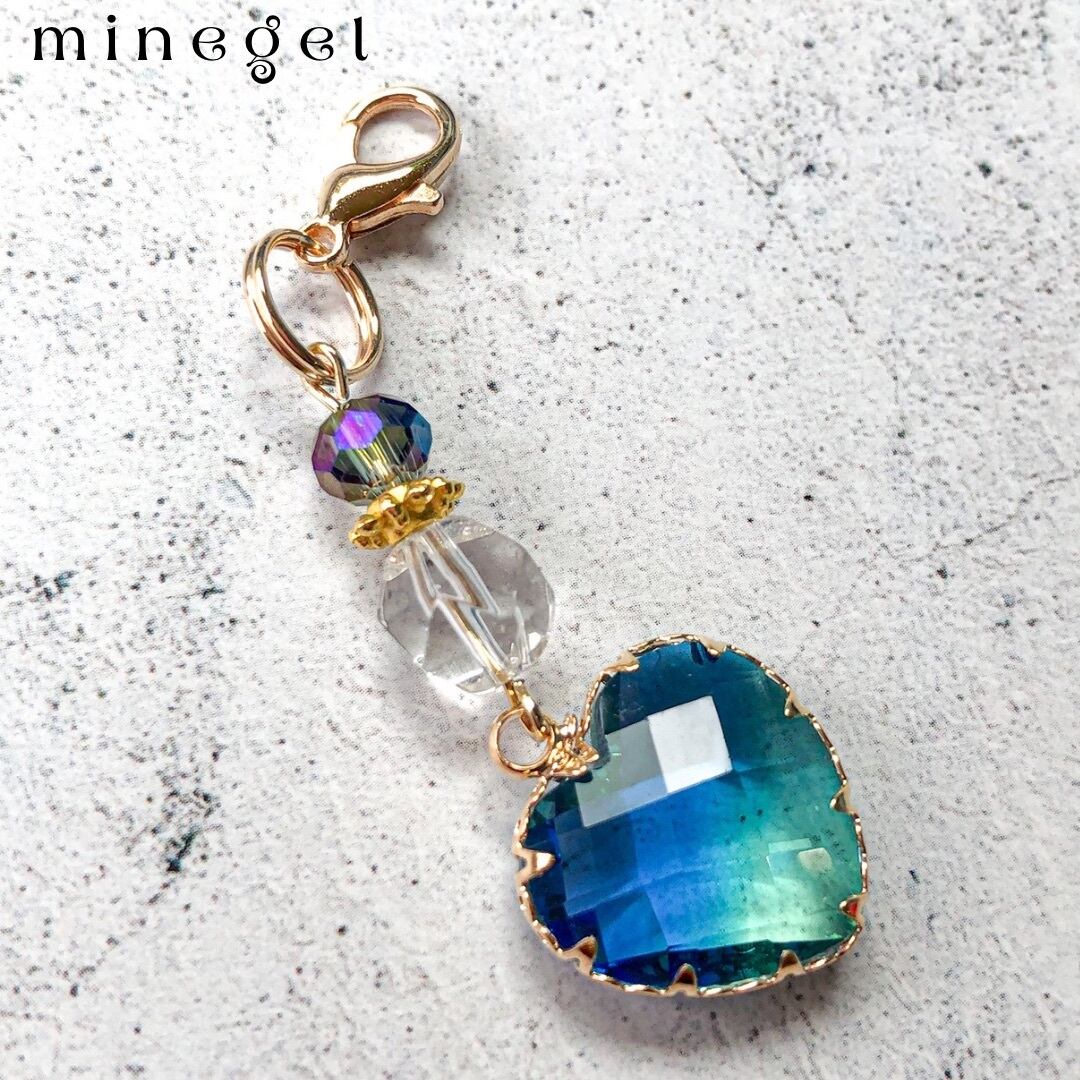 再再販✨[受注制作] 幸運を運ぶ♡澄色ブルー♡ハート