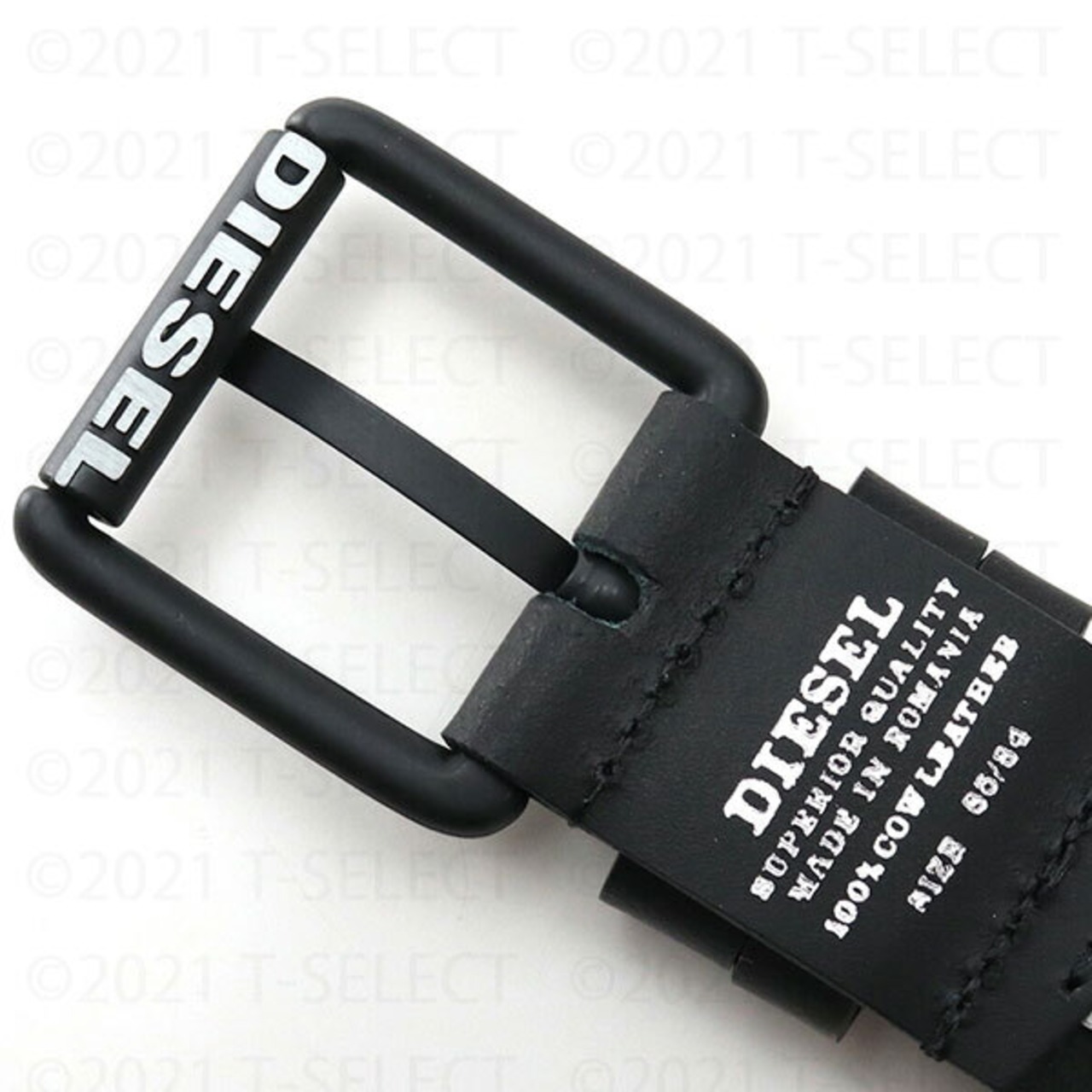 DIESEL(ディーゼル)フルブラックロゴベルト/ブラック
