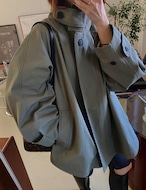 【新作5%OFF・3日間】Merci Half Trench-Coat_2colors