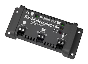 ソーラー充電コントローラ　SHS-NL-10　日照検知出力制御付き