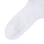 (M) BLOCK SOCKS [サイズ: F(AGEUMSC03WHF)] [カラー: WHITE]