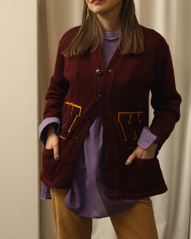 1960's W / Lettered Knit