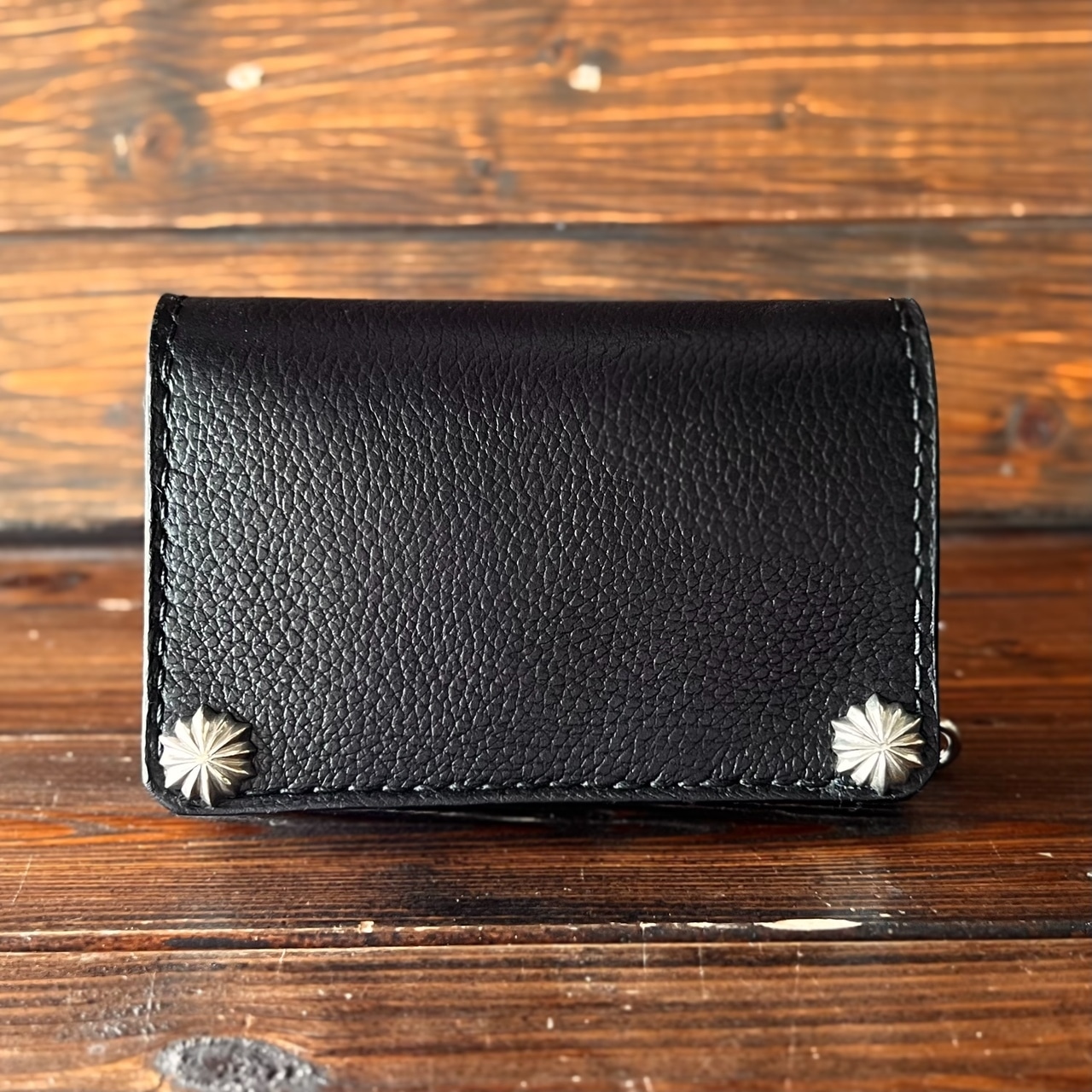 【カスタムオーダー Trucker Wallet-09 シュリンクエンボスレザー】