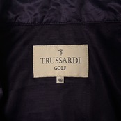 TRUSSARDI GOLF トラサルディ ゴルフ ジップアップブルゾン 48/パープル/薄手