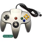 Formosa Japan ニンテンドー NINTENDO64 N64 ゲーム機で使用できる ゲーム コントローラーブロス シルバー IF-N64C-SV
