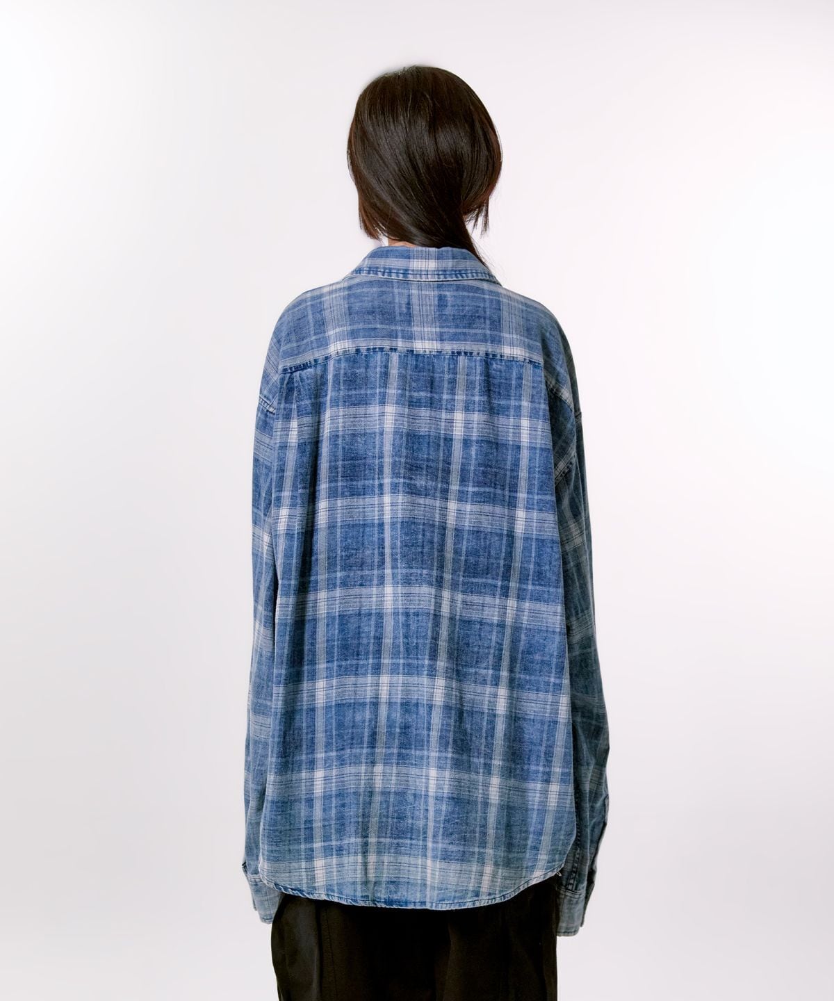 ☆aespa ウィンター 着用！！【13MONTH】ウォッシュドチェックシャツ