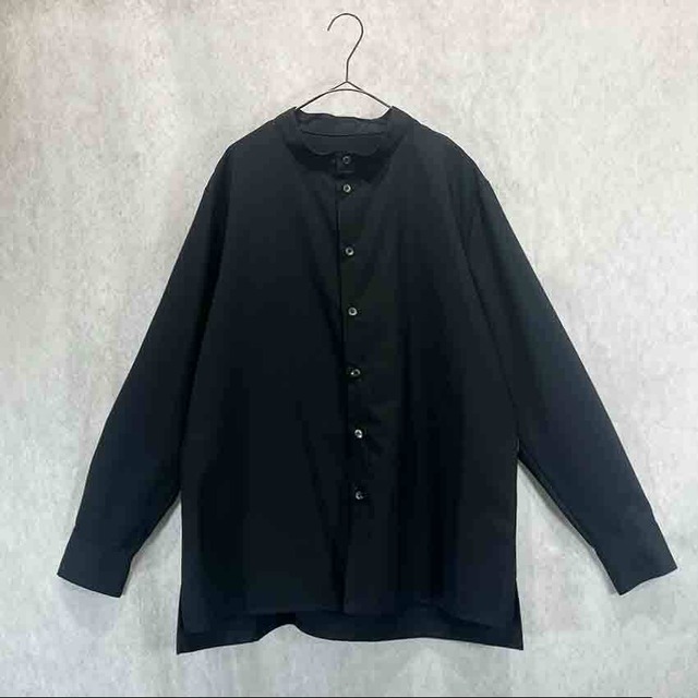 【ARVITER】スタンドカラーシャツ　[BLACK]