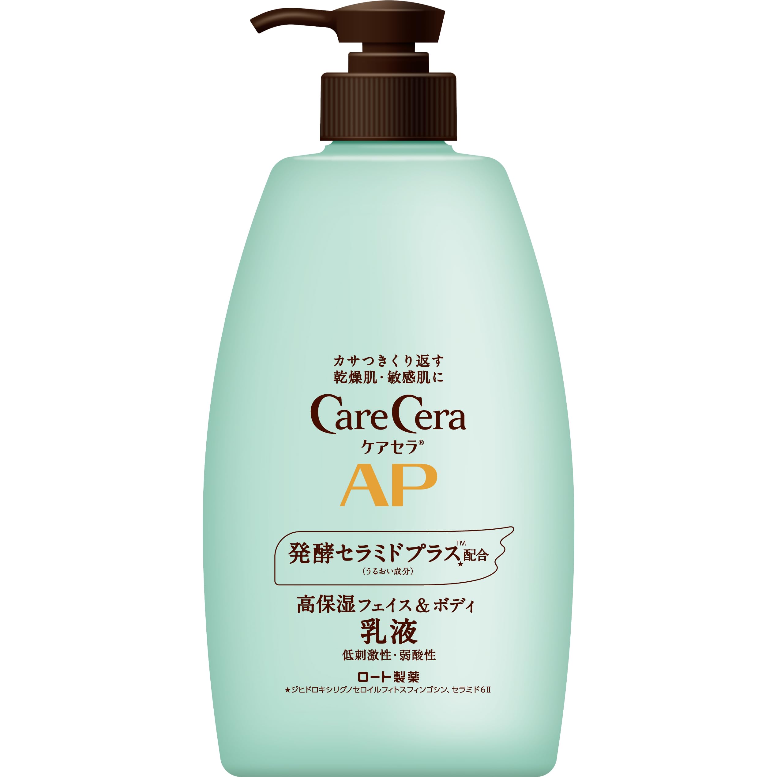 【新着特価】ケアセラ(CareCera) APフェイス&ボディ乳液 大容量本体 400ml (セラミドプラス×7種の天然型セラミド配合)