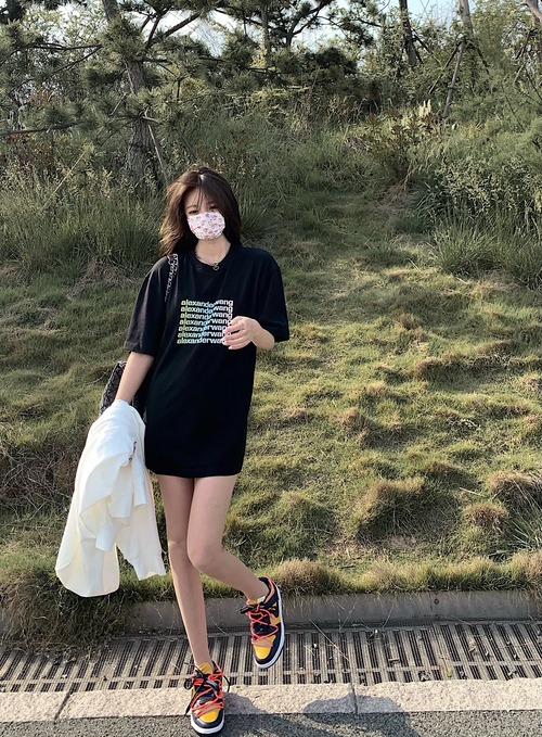 ルーズTシャツ トップス ストリート 大人ガーリー スウィート キュート カジュアル SYM_Studio40039026977
