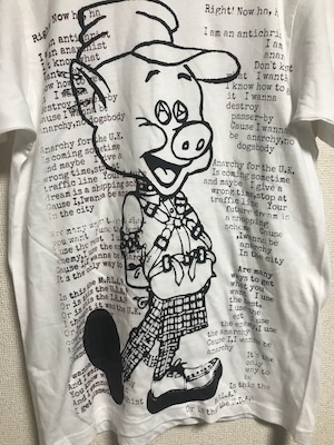 UNFINISHED pig punkTシャツ