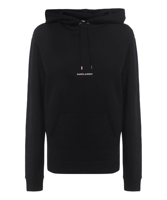 【新品】SAINT LAURENT サンローラン レディース スウェット Organic Cotton 黒 677256YB2EZ1035