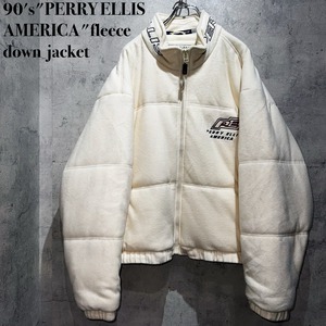 90's"PERRY ELLIS AMERICA"fleece down jacket