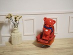 カラフルプラスチック ドイツの赤いベア 青紐 画像13