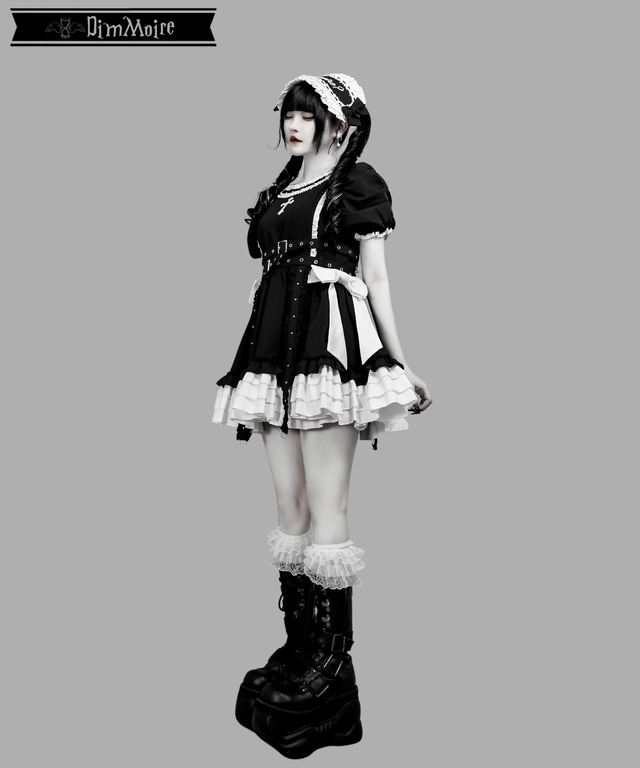 妄愛ホイップヘッドドレス【Black＆White】