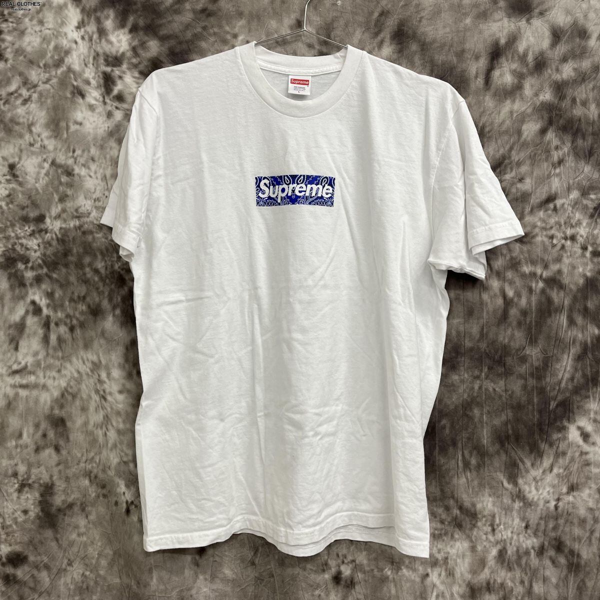 シュプリームSupreme■19AW Bandana Box Logo Tシャツ