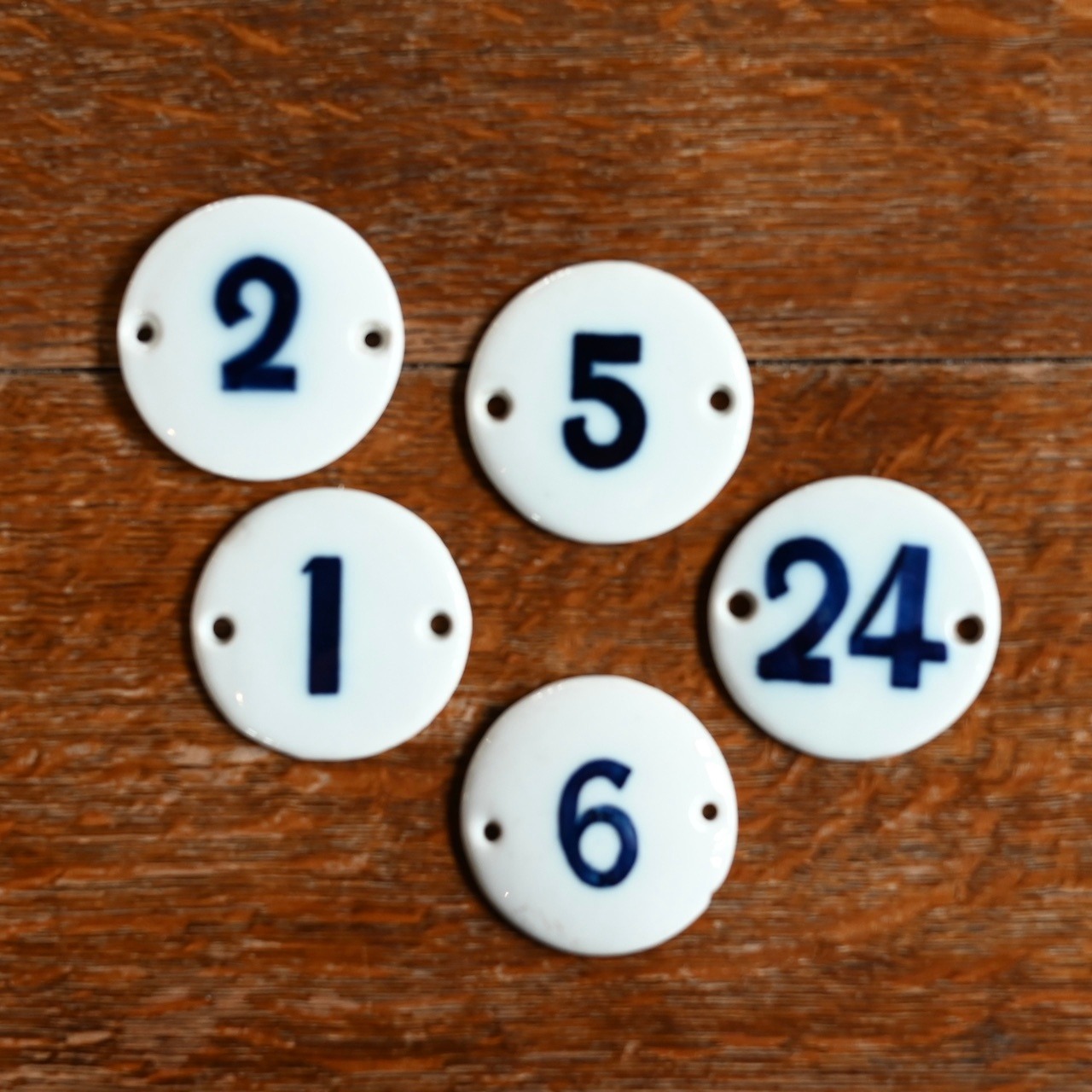 Number Plate / ナンバープレート〈 ルームナンバー・席札・店舗什器・アンティーク・ヴィンテージ 〉114034