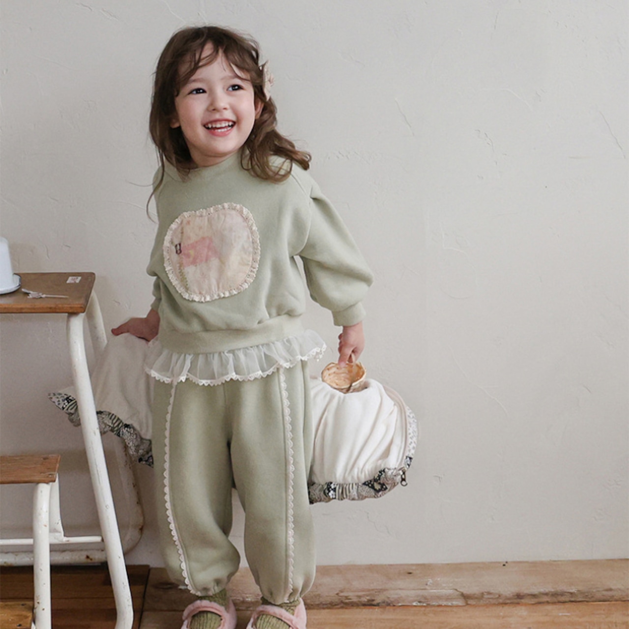 「予約販売」レースデザインボトムス