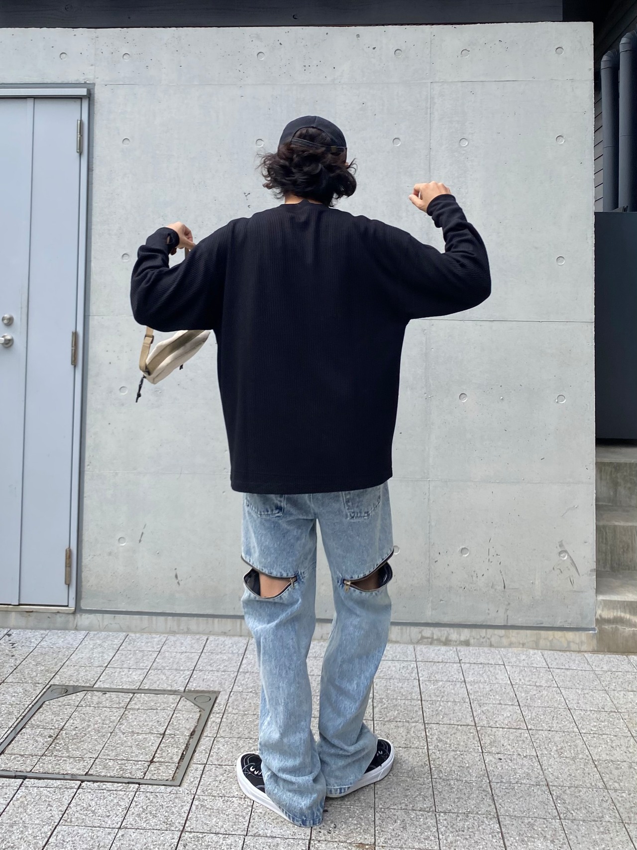 thermal waffle PO／Black