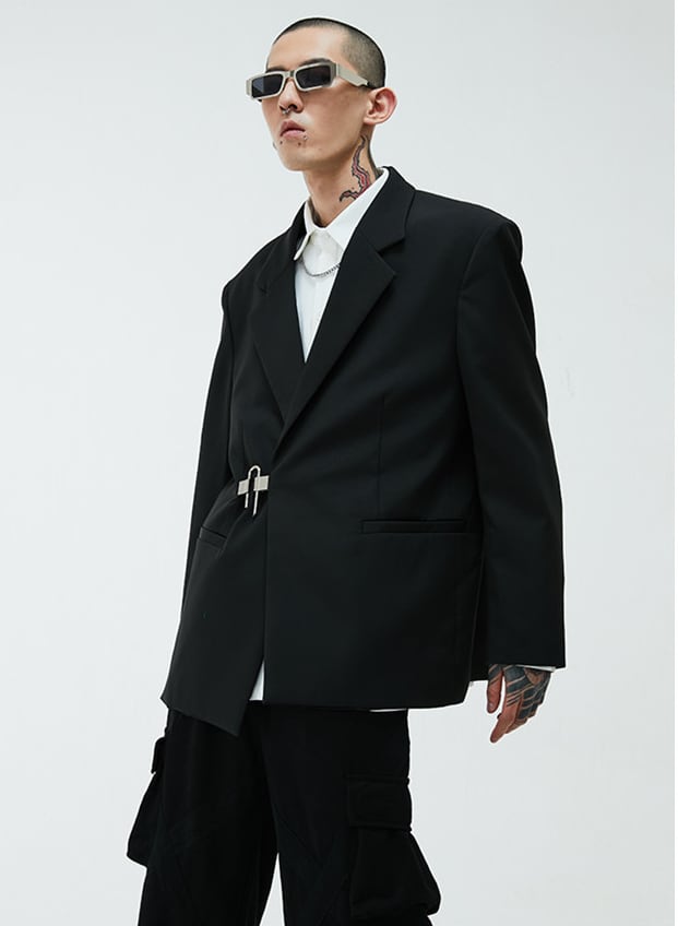 【ORV0113】Street-Style Loose Suit Jacket, Unisex Blazer