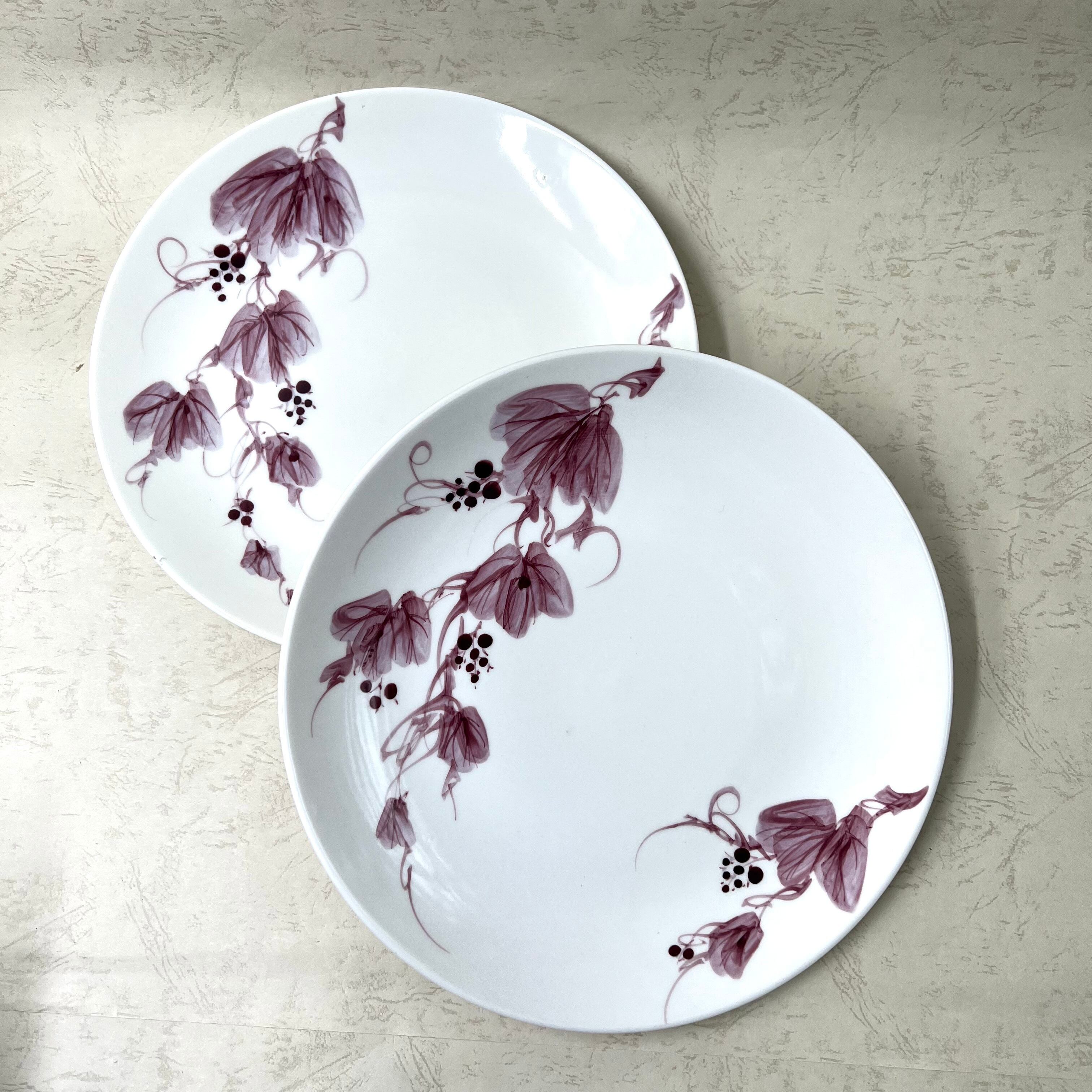 陶あん　大皿　飾り皿　桜